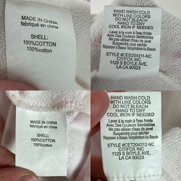 Nordstrom Codexmode Tie Dye Sweatsuit Joggers Pants and Long Sleeve Top Small S - Picture 12 of 12